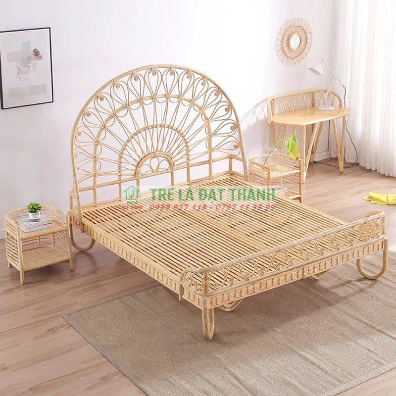 Giường Mây Tre - GM007